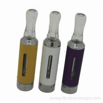 Electronic Cigarette Atomizers with 1.6-2.4mL Capacity, 15mm Diameter, Different Colors Available